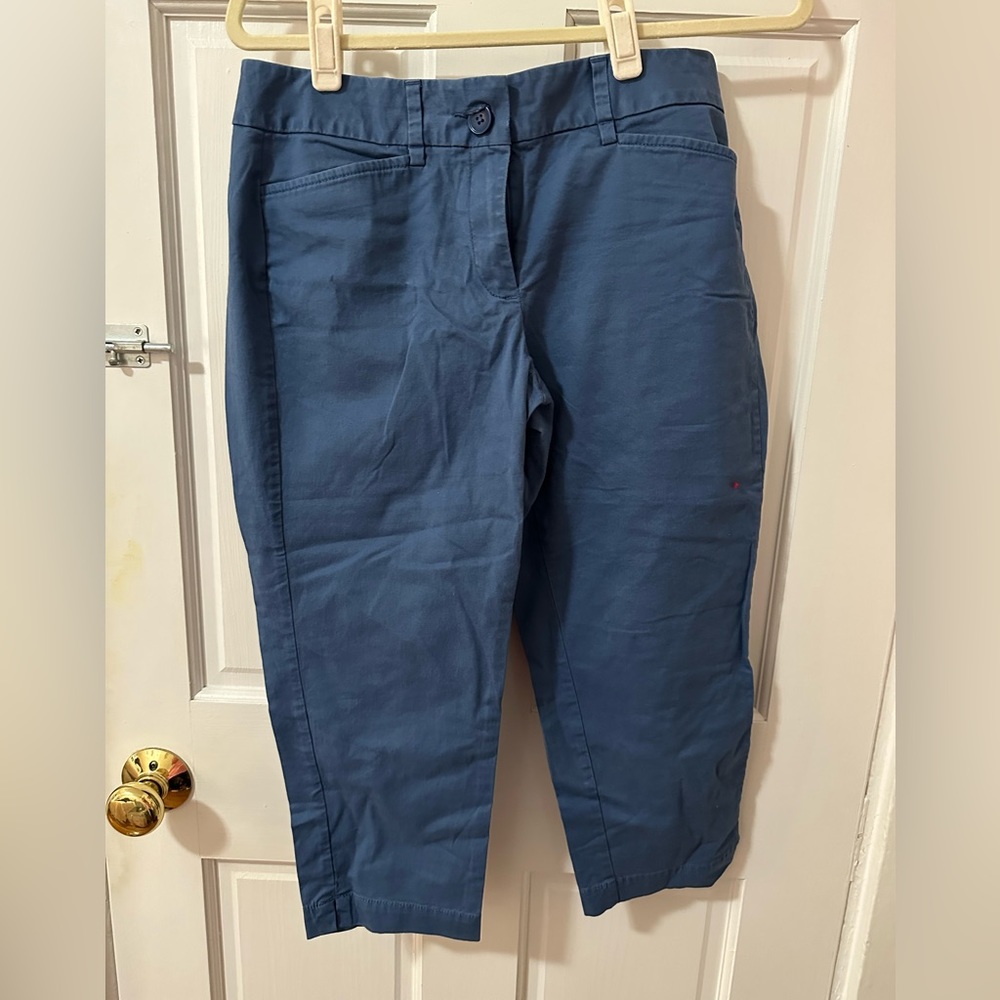 LOFT blue Marisa pants, 6P